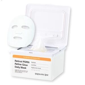 Korean Skincare Papa Recipe Retinol PDRN Daily Refine Glow Mask
